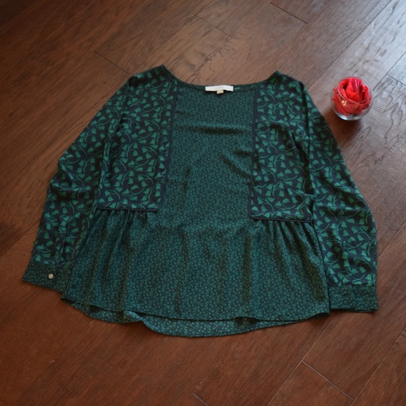 Ann Taylor Tops - Ann Taylor Loft Long Sleeve Top Floral Small